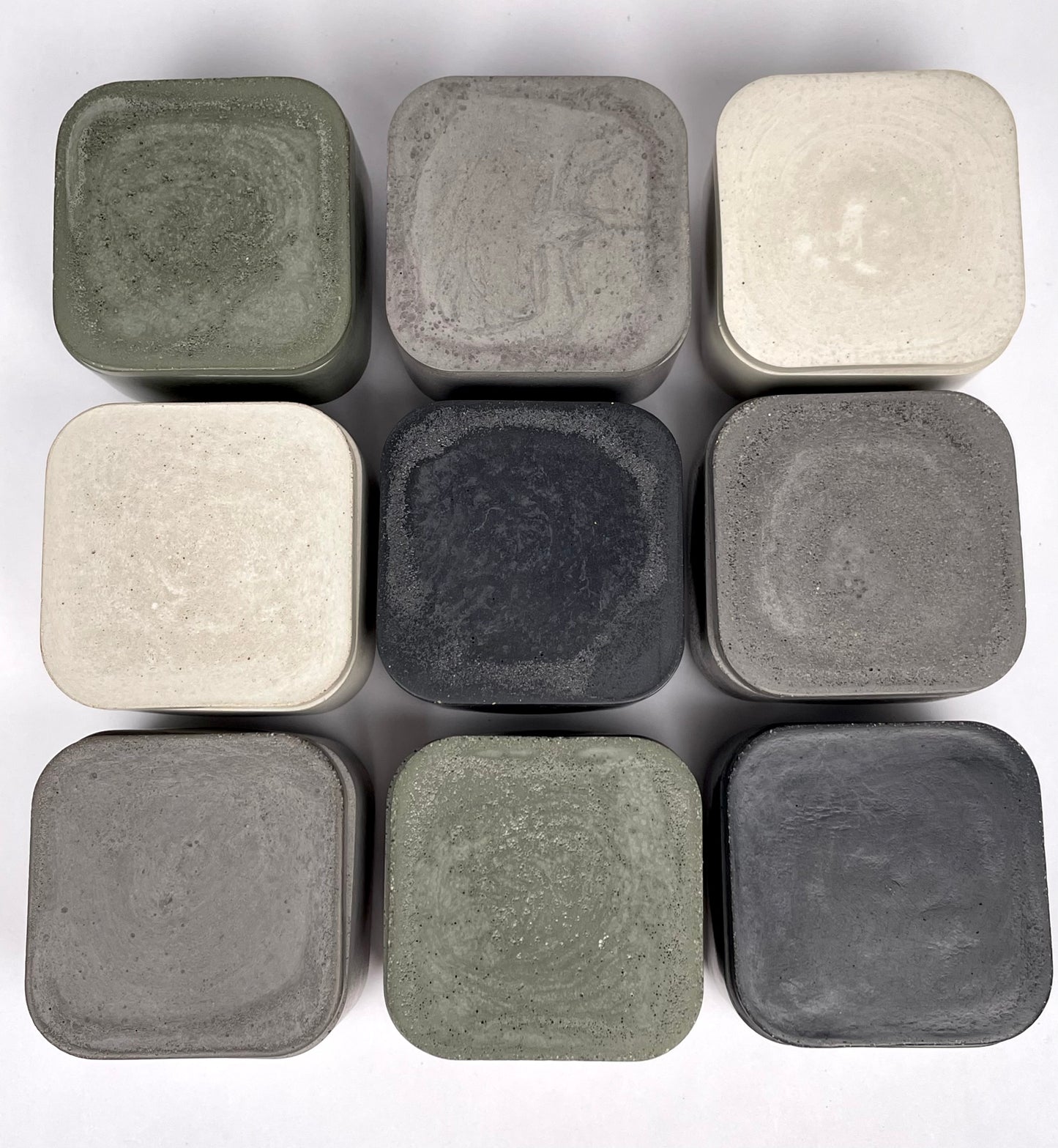 Lock Kvadrat | 2'' Concrete container with lid