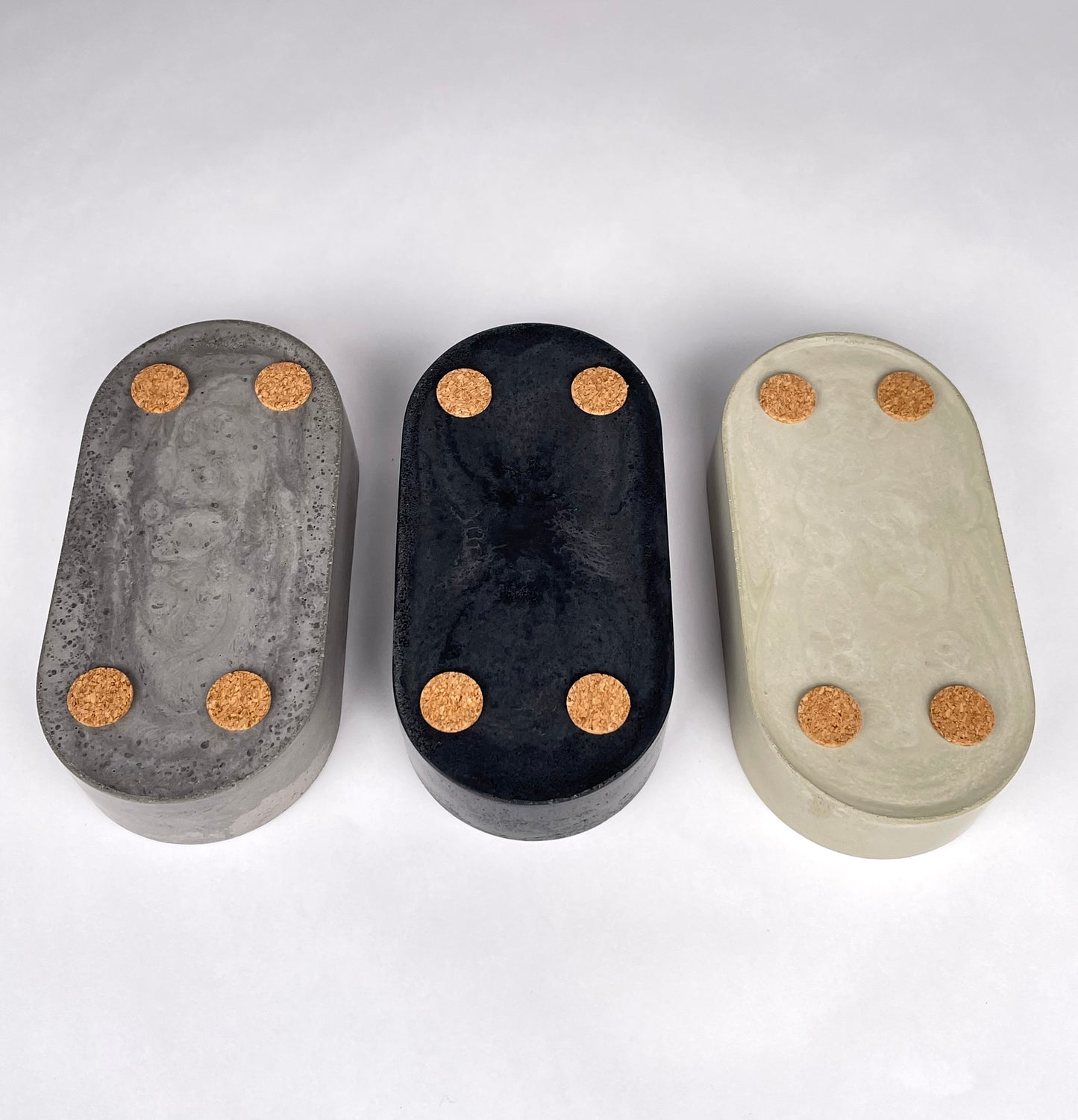 Ljusstake | Concrete Double Tea-light