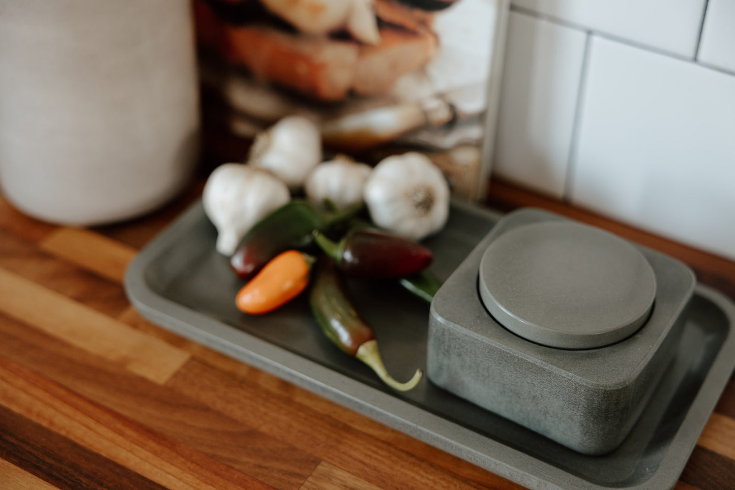 Havssalt | 4x4” Concrete container with lid